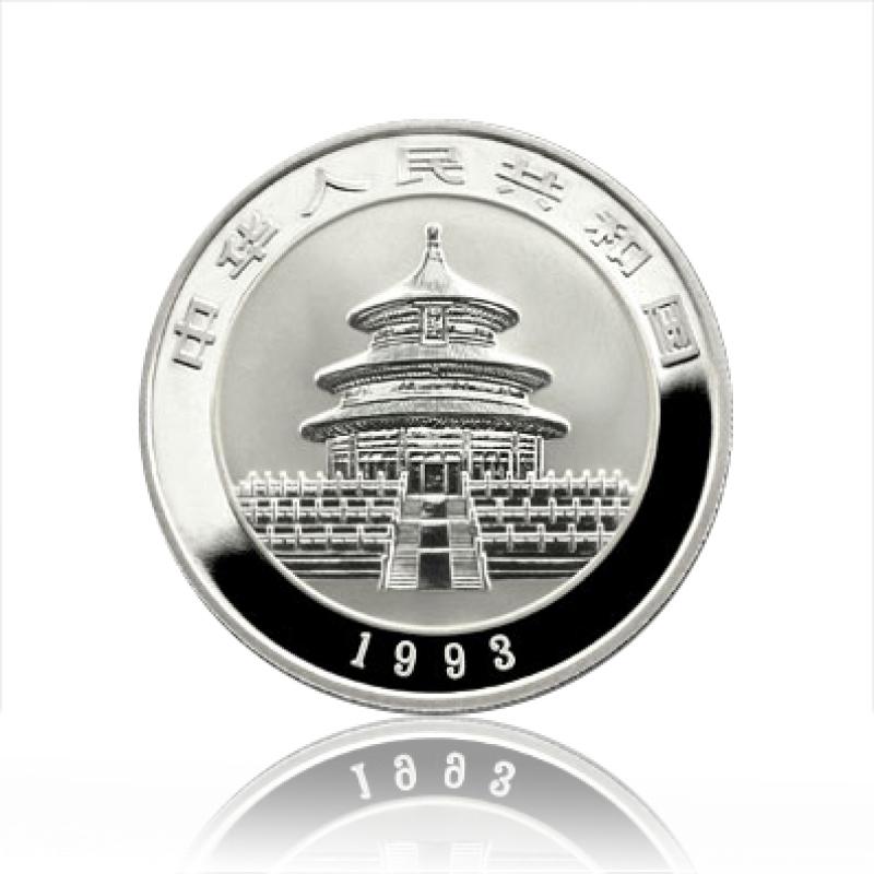 1 unce stříbrná mince China Panda 1993