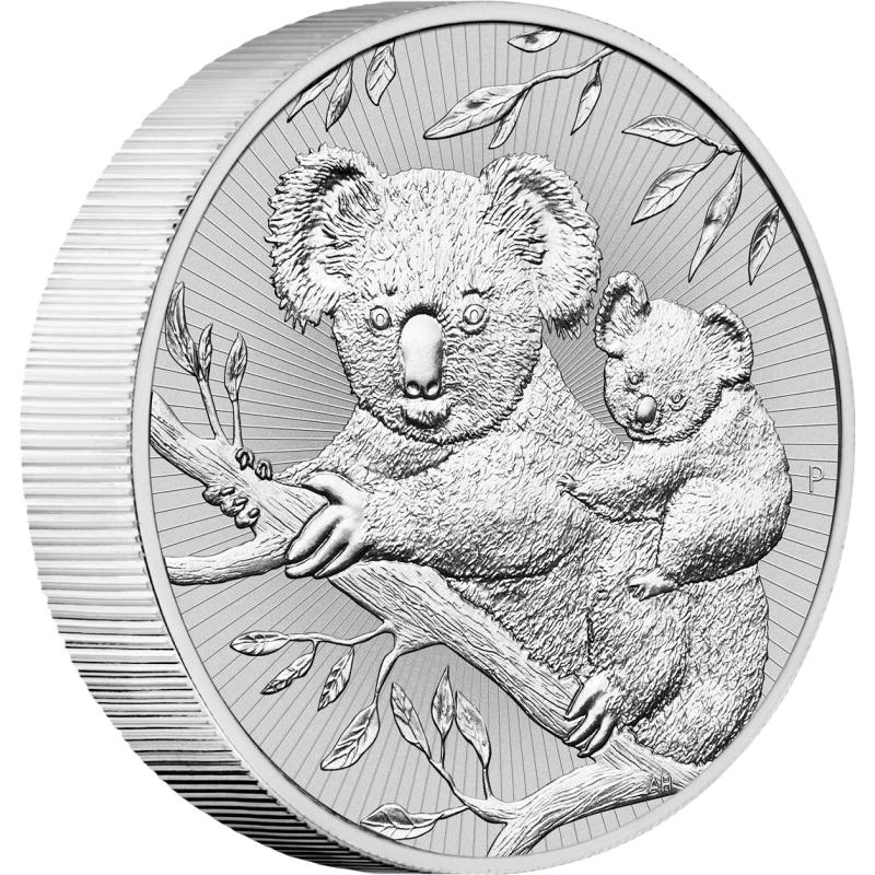 2 unce stříbrná mince Austrálie Next Generation - Piedfort Koala 2018