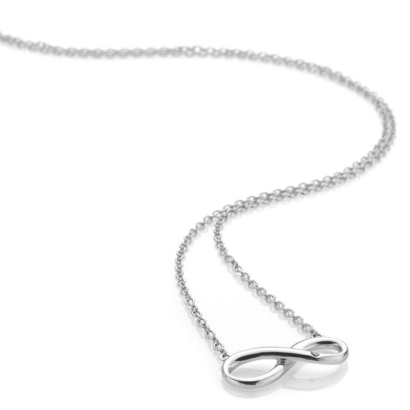 Stříbrný náhrdelník Hot Diamonds Infinity DN096