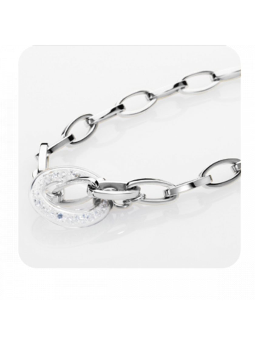 Náhrdelník STORM Crysta Loop Necklace Silver 9980606/S