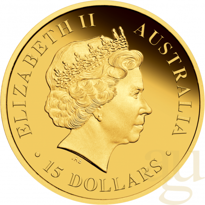 1/10 Unze Goldmünze Australien Känguru 2001