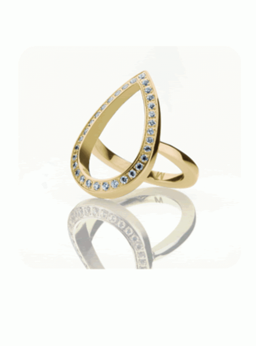 Prsteň STORM Elipsia Ring - Gold 9980626/GD/P