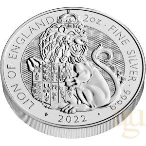 2 Oz strieborná minca Tudor Beasts Lion 2022 9406012