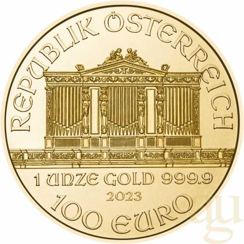 1 Unze Goldmünze Wiener Philharmoniker 2023