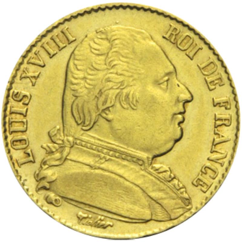 20 franků Louis XVIII (1814-1815)