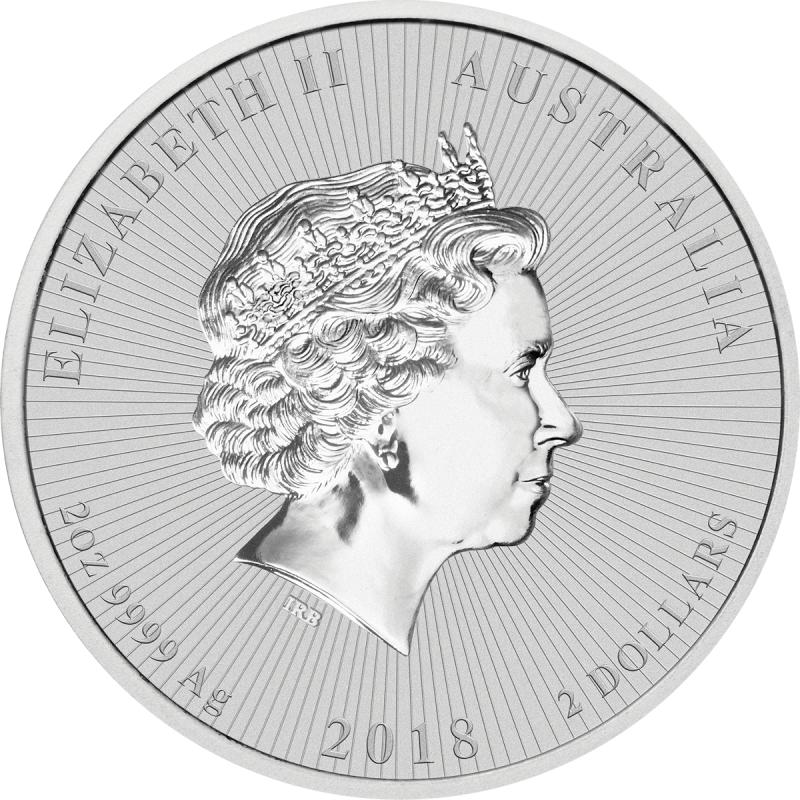 2 unce stříbrná mince Austrálie Next Generation - Piedfort Koala 2018