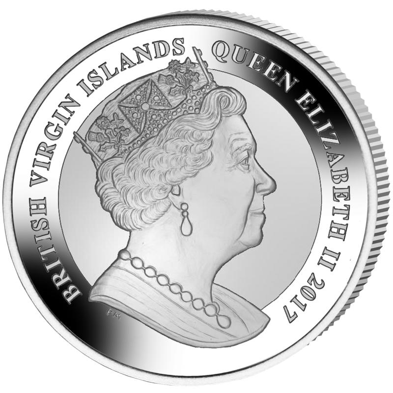 1 unce stříbrná mince John F. Kennedy 2017 - Reverse Proof