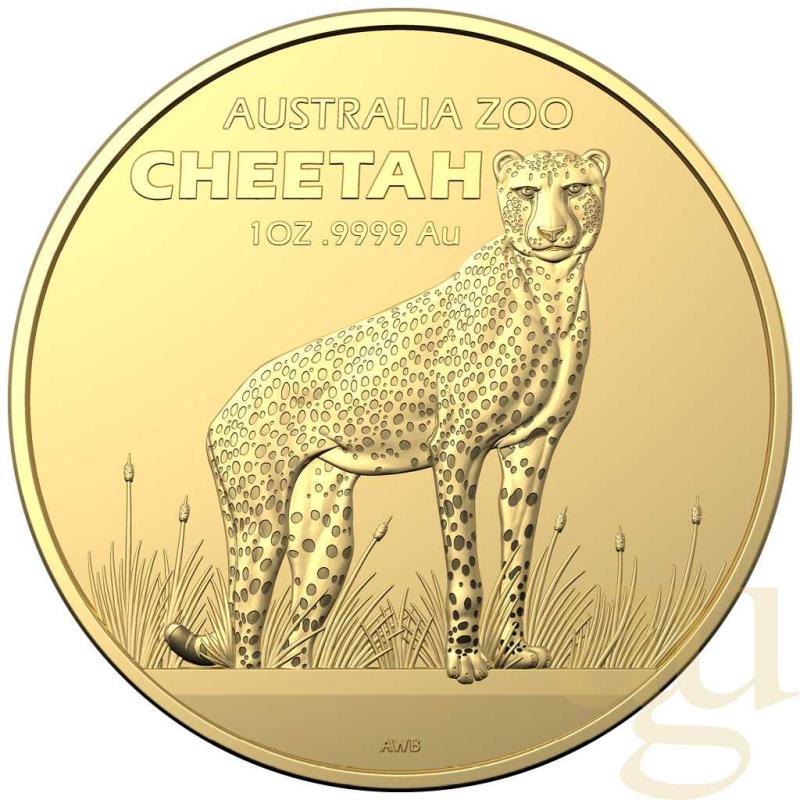 1 unce zlatá mince Australia Zoo - Gepard 2021