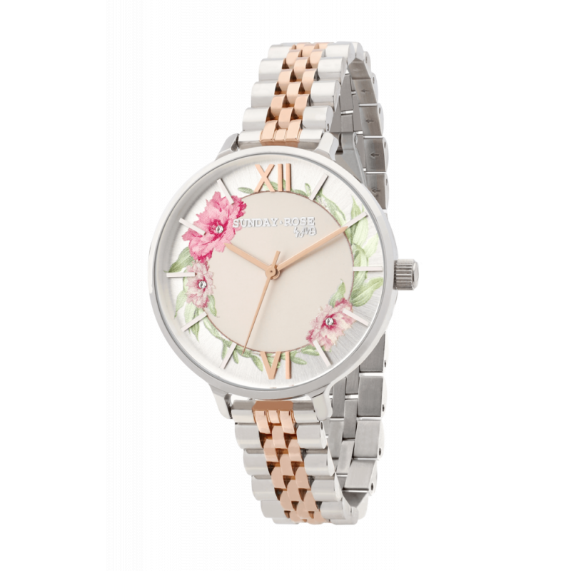 Dámské hodinky JVD SUNDAY ROSE Spirit BLUSH SUN-S18