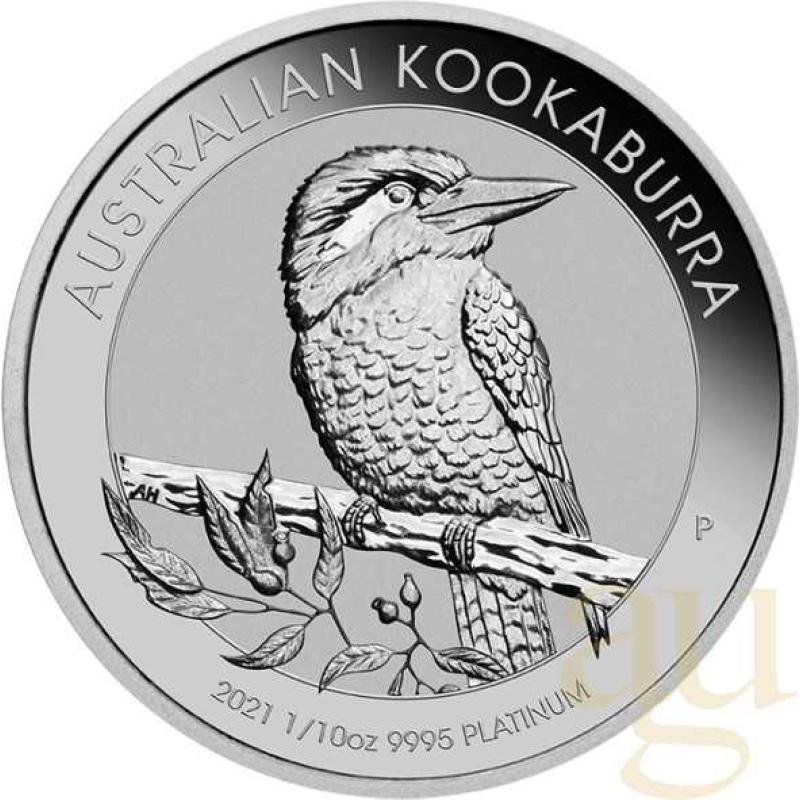 1/10 uncí platinová mince Austrálie Kookaburra 2021 9405750