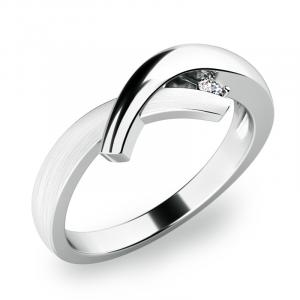 Zlatý prsten s diamantem AU 585/1000 PATTIC G10853B01-53