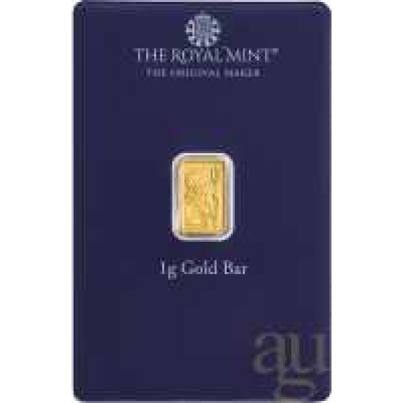 5 Gramm Goldbarren The Royal Mint - Best Wishes