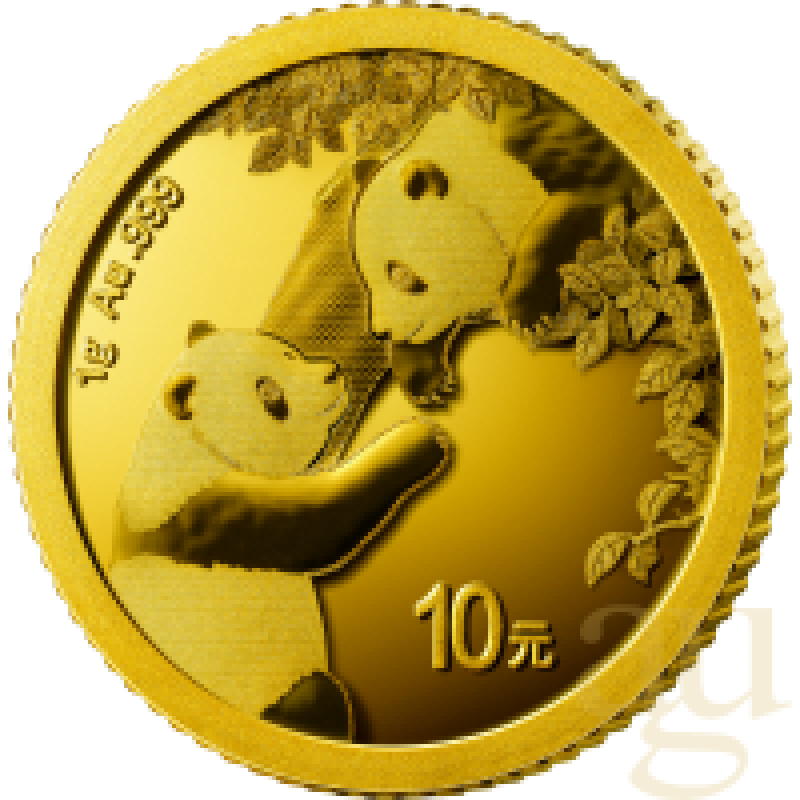 1 Gramm Goldmünze China Panda 2023