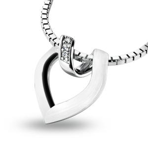 Přívěsek AU 585/1000 1,35 gr s diamanty 0,036 ct G/Si G10878B05