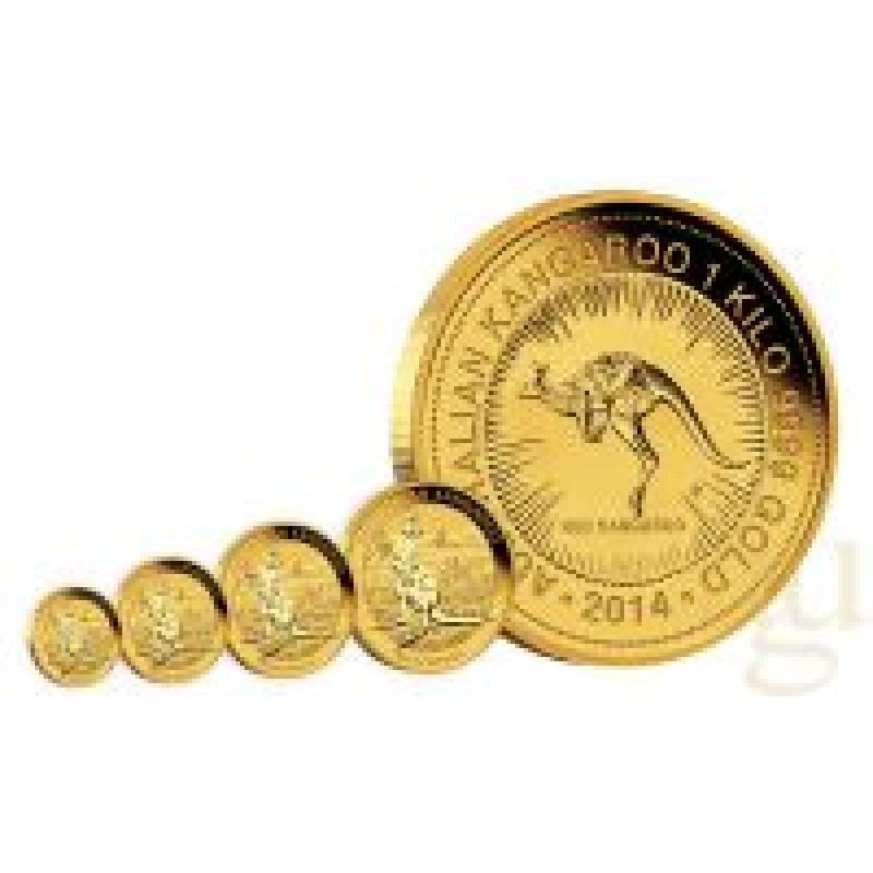 1/2 Unze Goldmünze Australien Känguru 1996