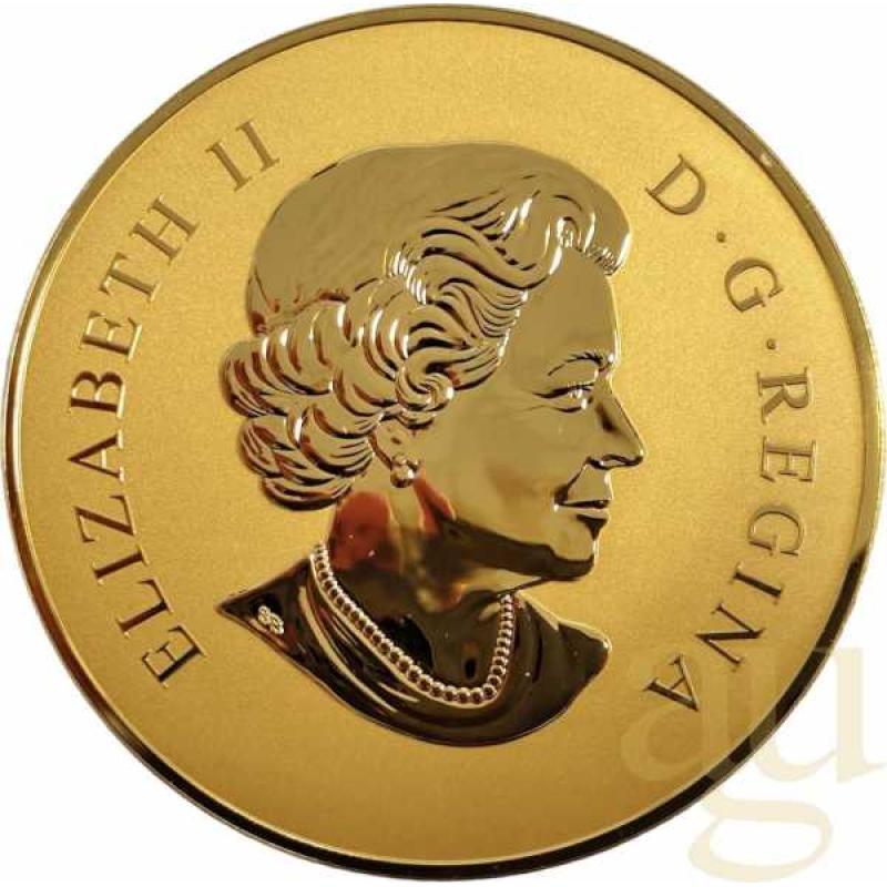 5 Unzen Goldmünze Maple Leaf 2019