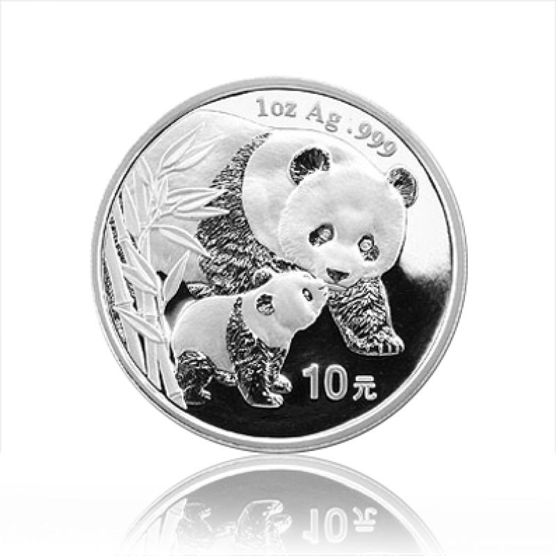 1 unce stříbrná mince China Panda 2004