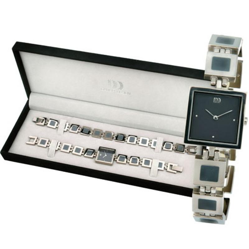 Dámské dárková sada hodinek a náramku IV64Q696 Danish Design
