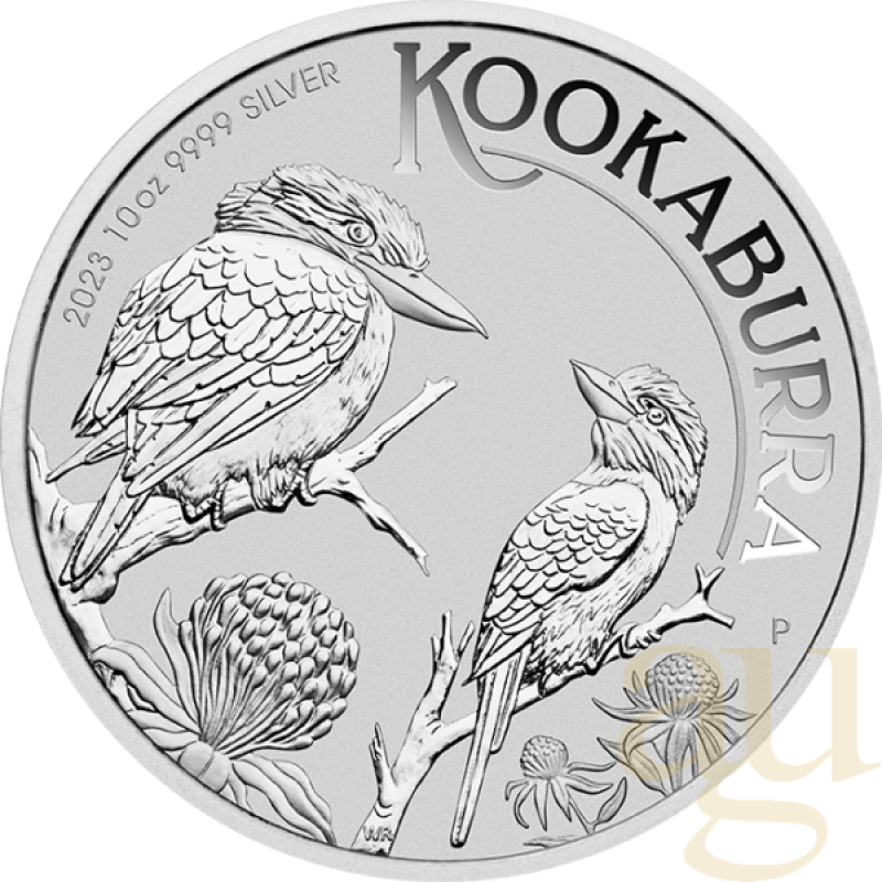 10 Unzen Silbermünze Australien Kookaburra 2023