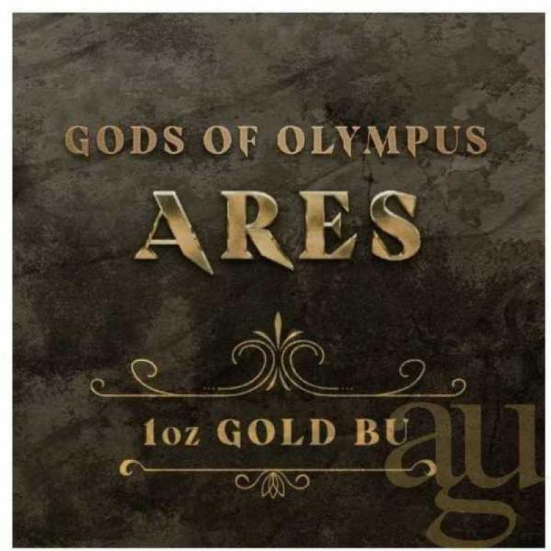 1 Unze Goldmünze Tuvalu - Gods of Olympus - Ares 2023
