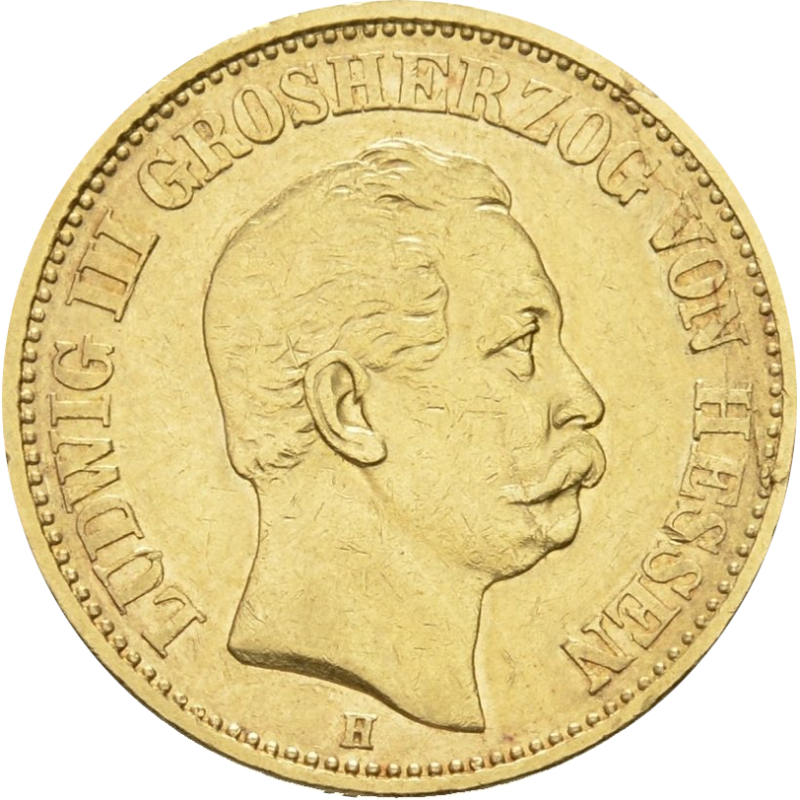 20 Mark Ludwig III Großherzog von Hessen