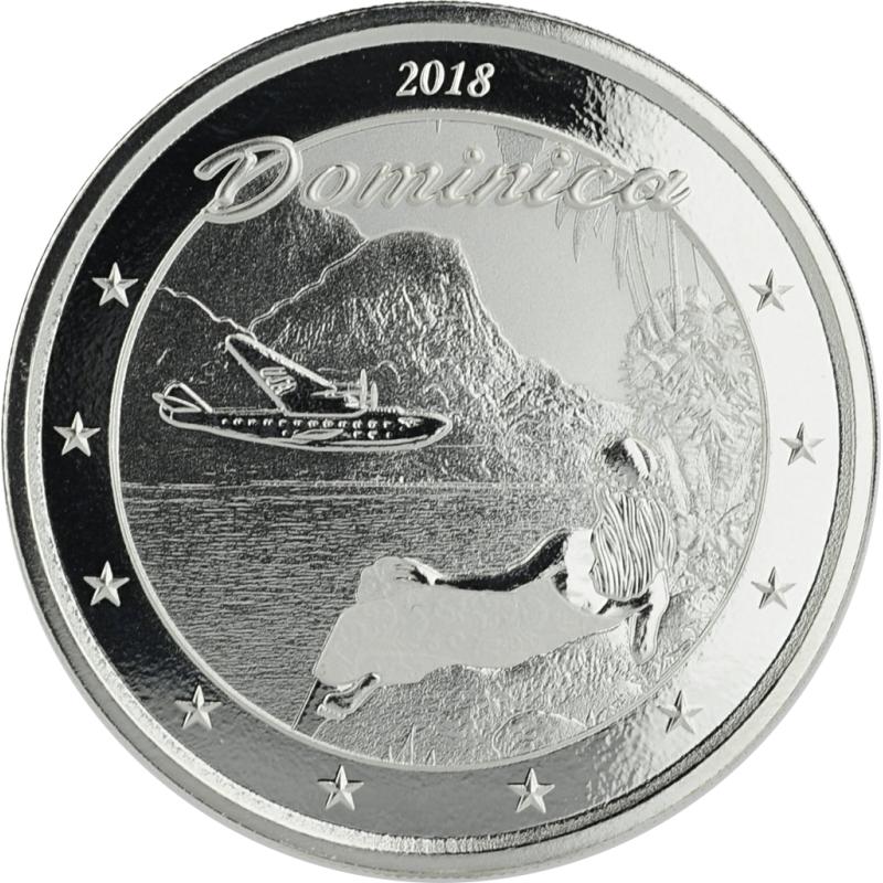 1 unce stříbrná mince EC8 Dominica - The Nature Isle 2018
