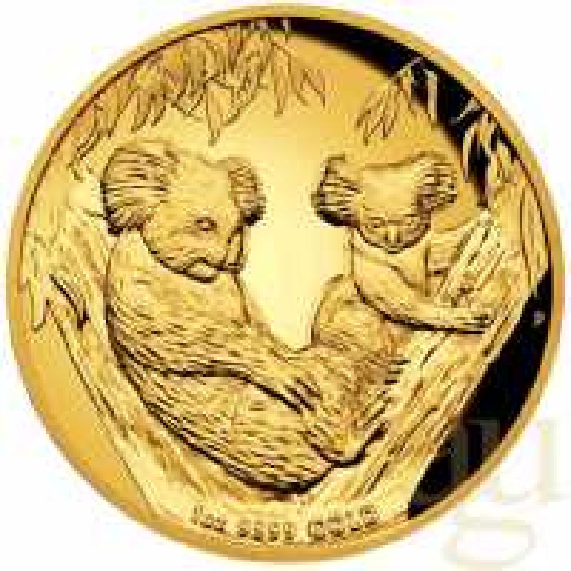 1 Unze Goldmünze Australien Koala 2011 proof / high Relief Prägung