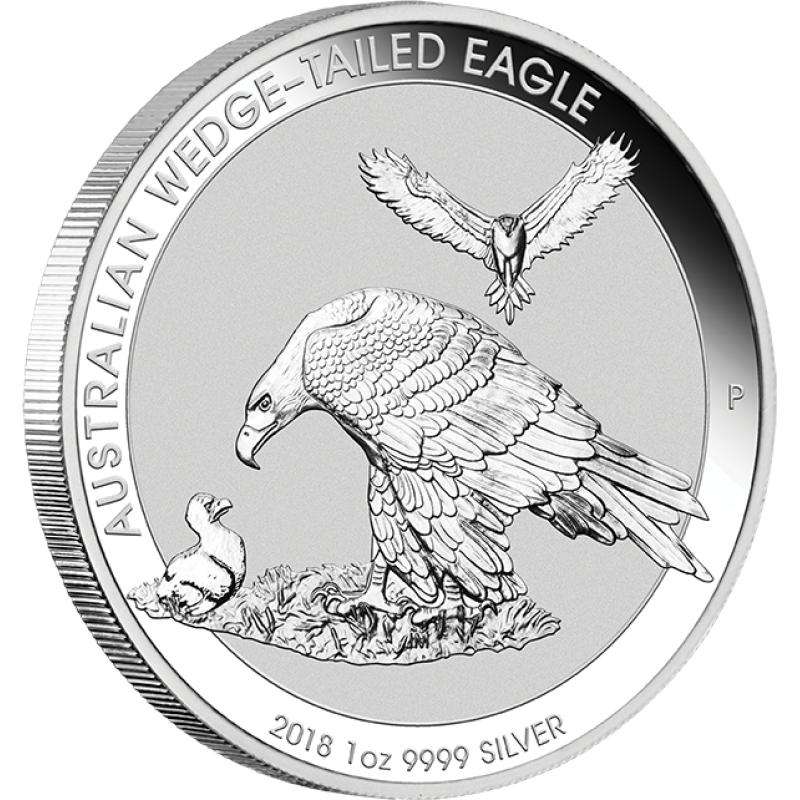 1 unce stříbrná mince Austrálie Wedge Tailed Eagle 2018