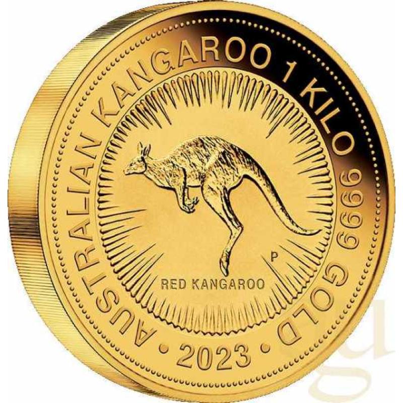 1 Kilogramm Goldmünze Australien Känguru 2023