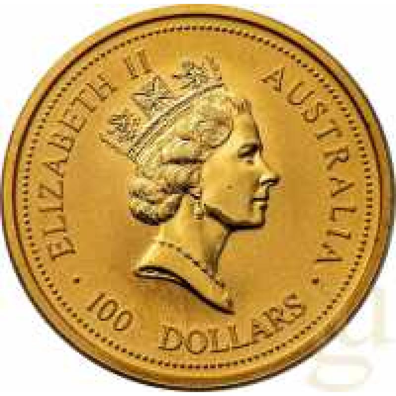 1/2 Unze Goldmünze Australien Känguru 1996