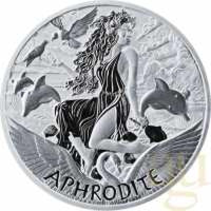 5 Unzen Silbermünze Tuvalu - Gods of Olympus - Aphrodite 2022