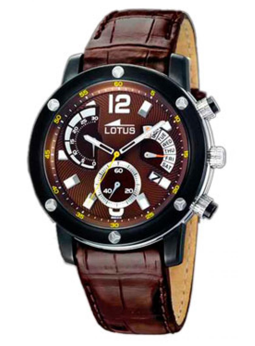 Hodinky LOTUS VULCANO CHRONO BLACK ST L9993/2