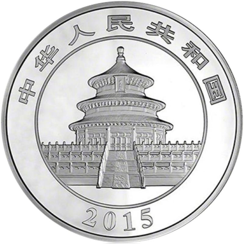 1 kilogram stříbrná mince China Panda 2015 proof