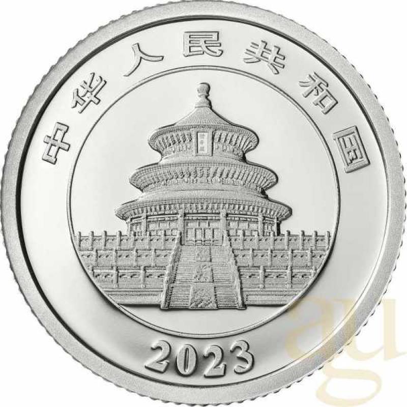 3 Gramm Platinmünze China Panda 2023 proof