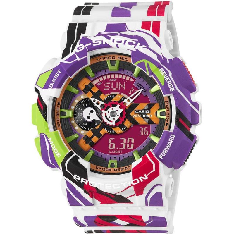Pánské hodinky CASIO G-SHOCK EVANGELION 30th Anniversary Collaboration GA-110EVA30-7AER