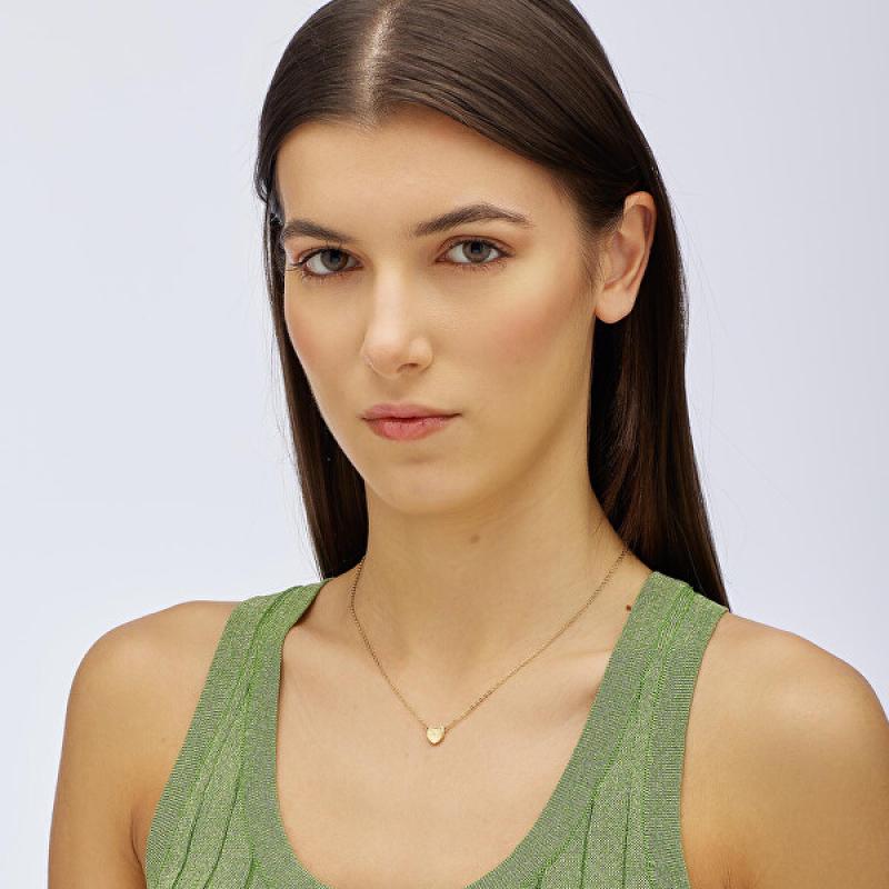 Pozlacený náhrdelník SAGAPO Click SCK255