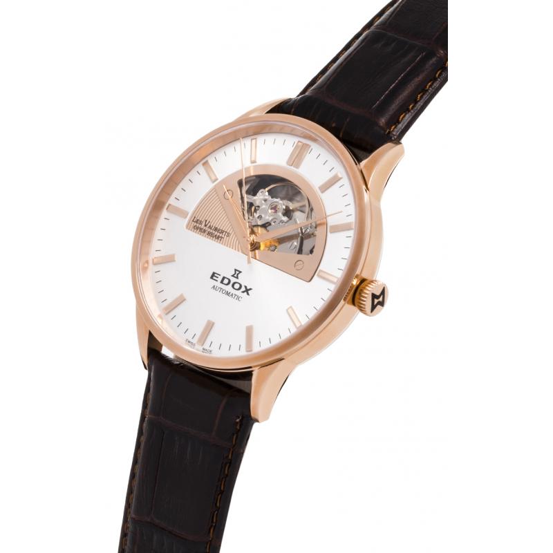 Pánske hodinky EDOX Les Vauberts Automatic Open heart 85014 37R AIR