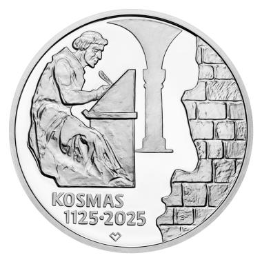 2025 - PSM 200Kč 900.výročí úmrtí kronikář Kosmas Proof