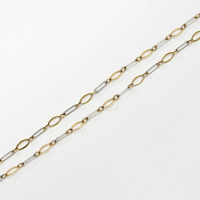 Zlatý náhrdelník bicolor PATTIC AU 585/1000 4,0gr ARP037102B