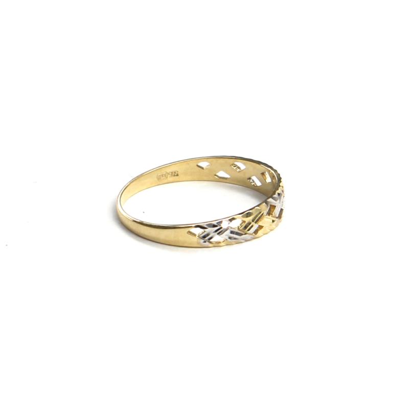 Prsten z dvoubarevného zlata PATTIC AU 585/000 1,1 gr, ARP653601-54