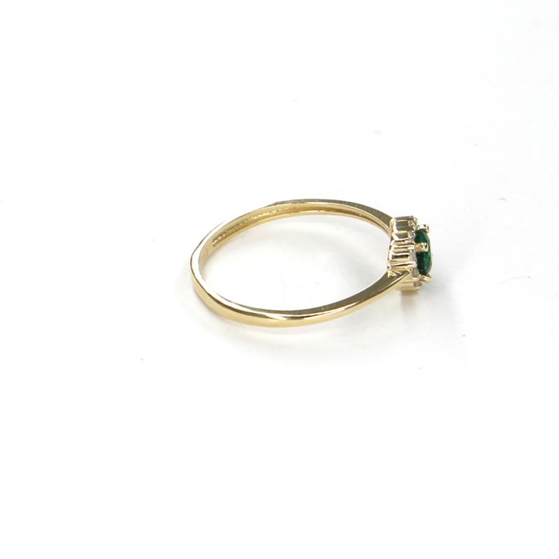 Prsten ze žlutého zlata se spinelem Pattic AU 585/000 1,30 gr LMG6901GRY-55