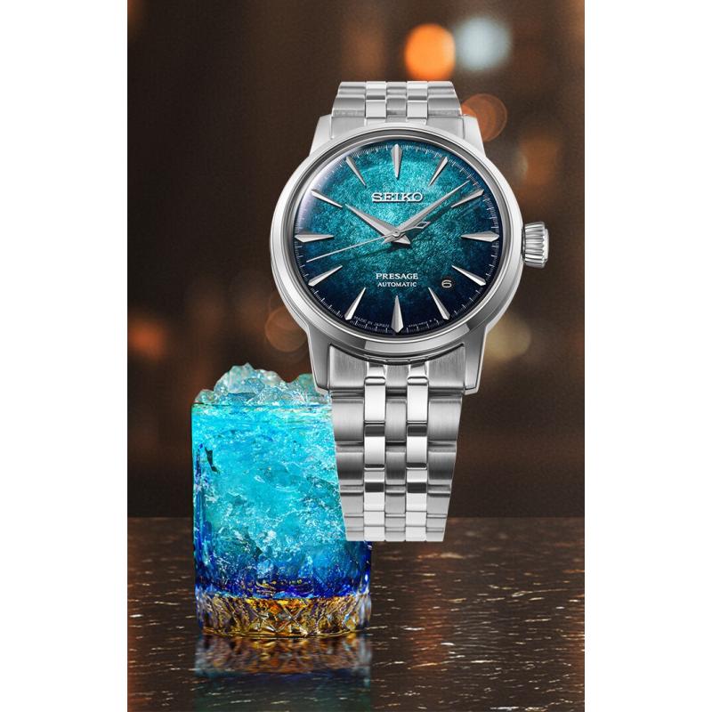 Hodinky SEIKO Presage Cocktail Time Emerald Mist HCB001J1 