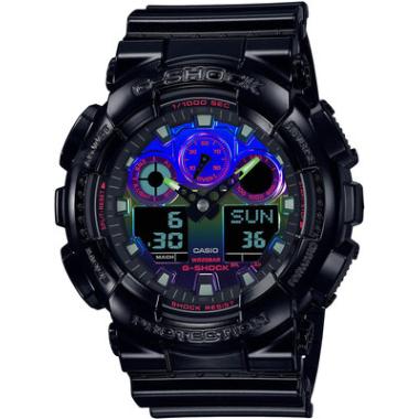 Pánské hodinky CASIO G-SHOCK GA-100RGB-1AER