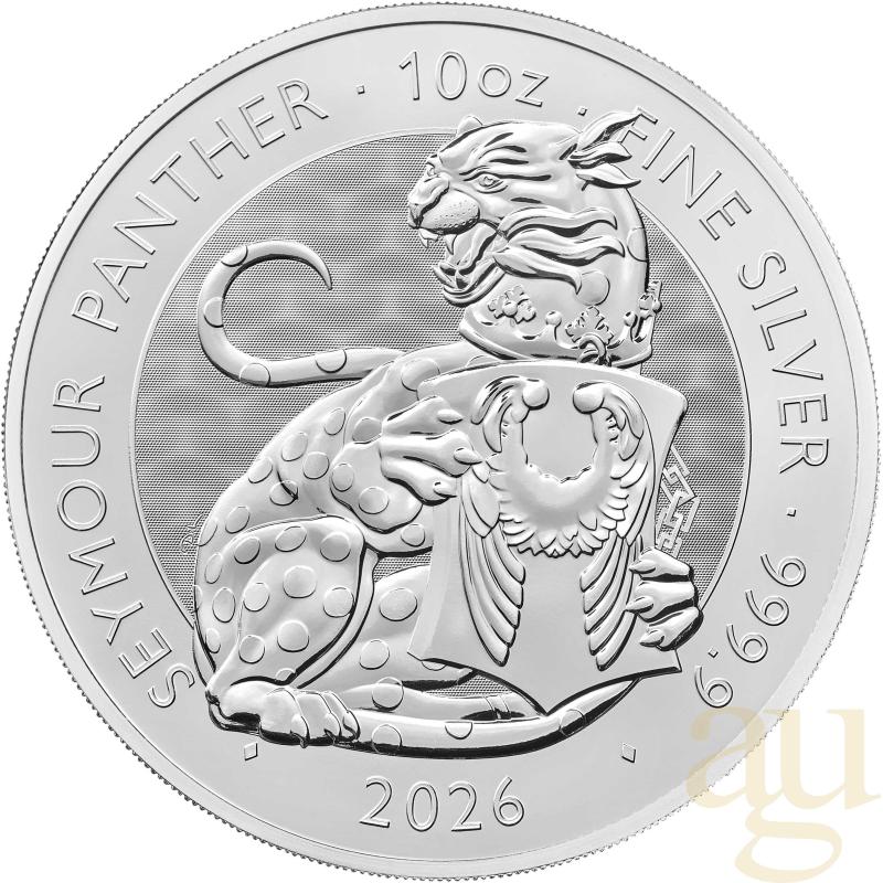 Stříbrná mince 10 Oz Tudor Beasts Seymour Panther 2026