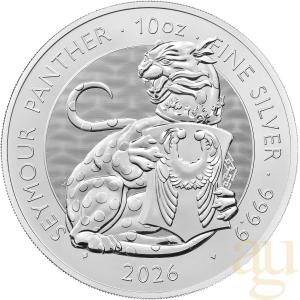 Stříbrná mince 10 Oz Tudor Beasts Seymour Panther 2026