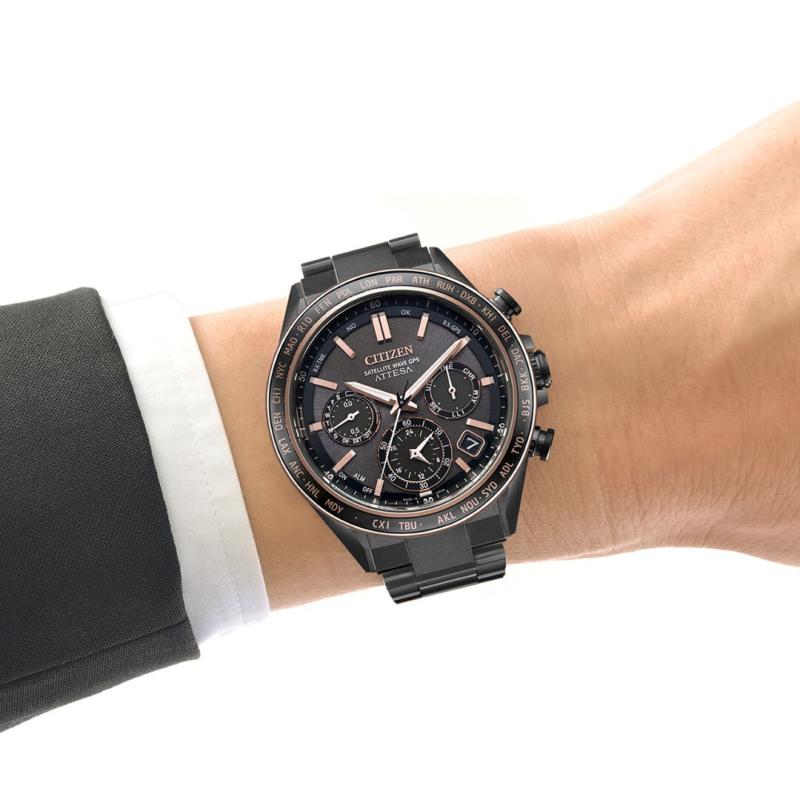 Pánské hodinky CITIZEN Attesa Satellite Wave GPS CC4074-61W