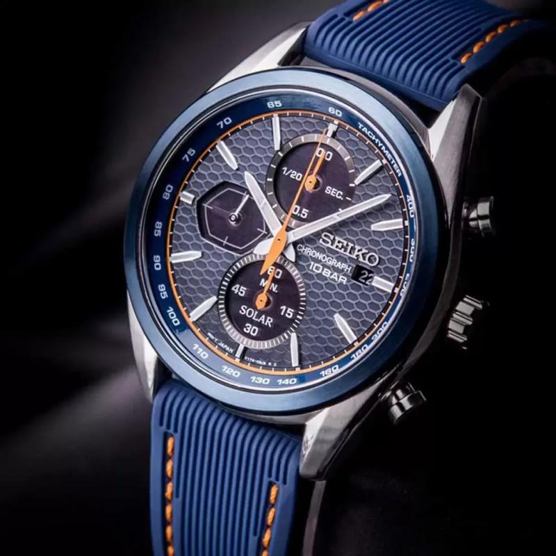 Pánské hodinky SEIKO Solar Chronograph Macchina Sportiva SSC775P1