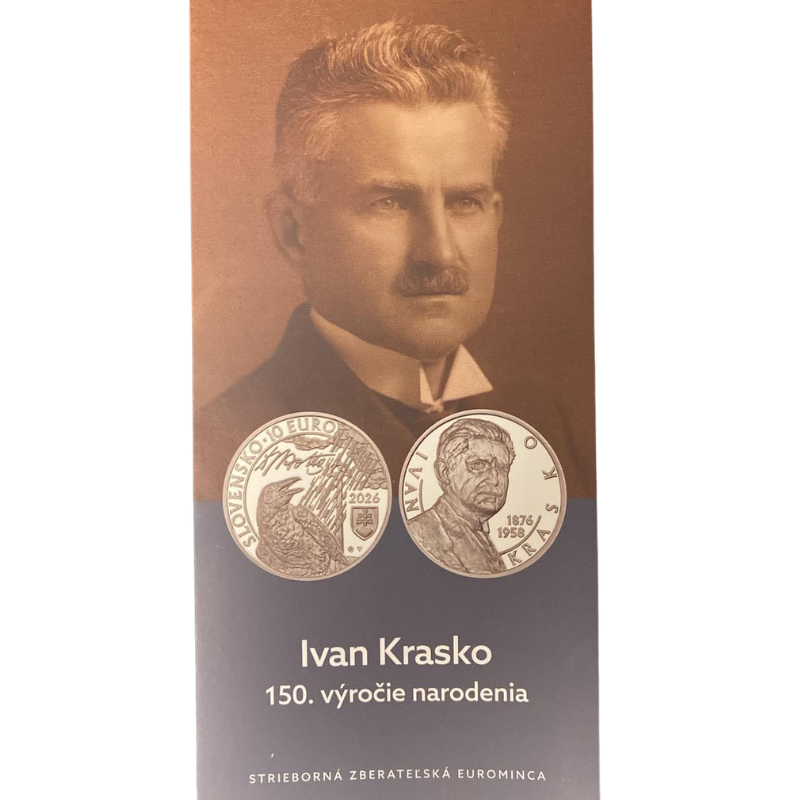 2026 - PSM 10 eur Ivan Krasko – 150. výročie narodenia Proof