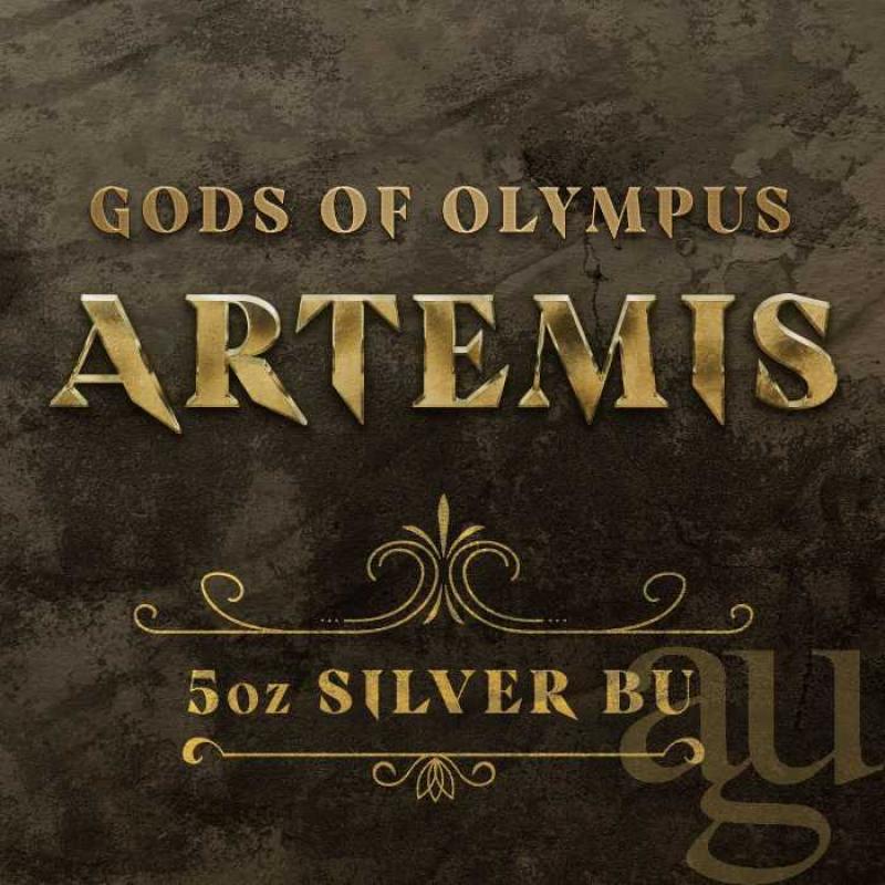 5 Unzen Silbermünze Tuvalu - Gods of Olympus - Artemis 2023