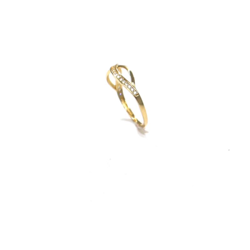 Prsten ze žlutého zlata PATTIC se zirkony AU 585/000 1,45 gr ARP070301Y-59